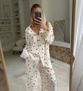 Relaxed Fit Pajama Set-loungewear > pajama set-Laventaire-Laventaire