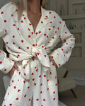 Relaxed Fit Pajama Set-loungewear > pajama set-Laventaire-Laventaire
