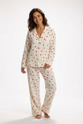 Relaxed Fit Pajama Set-loungewear > pajama set-Laventaire-White-S-Laventaire