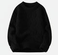 Relaxed Fit Pullover Sweater-sweaters > pullover sweater-Laventaire-Laventaire
