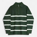 Relaxed Fit Quarter-Zip Sweater-sweaters > quarter-zip sweater-Laventaire-Laventaire