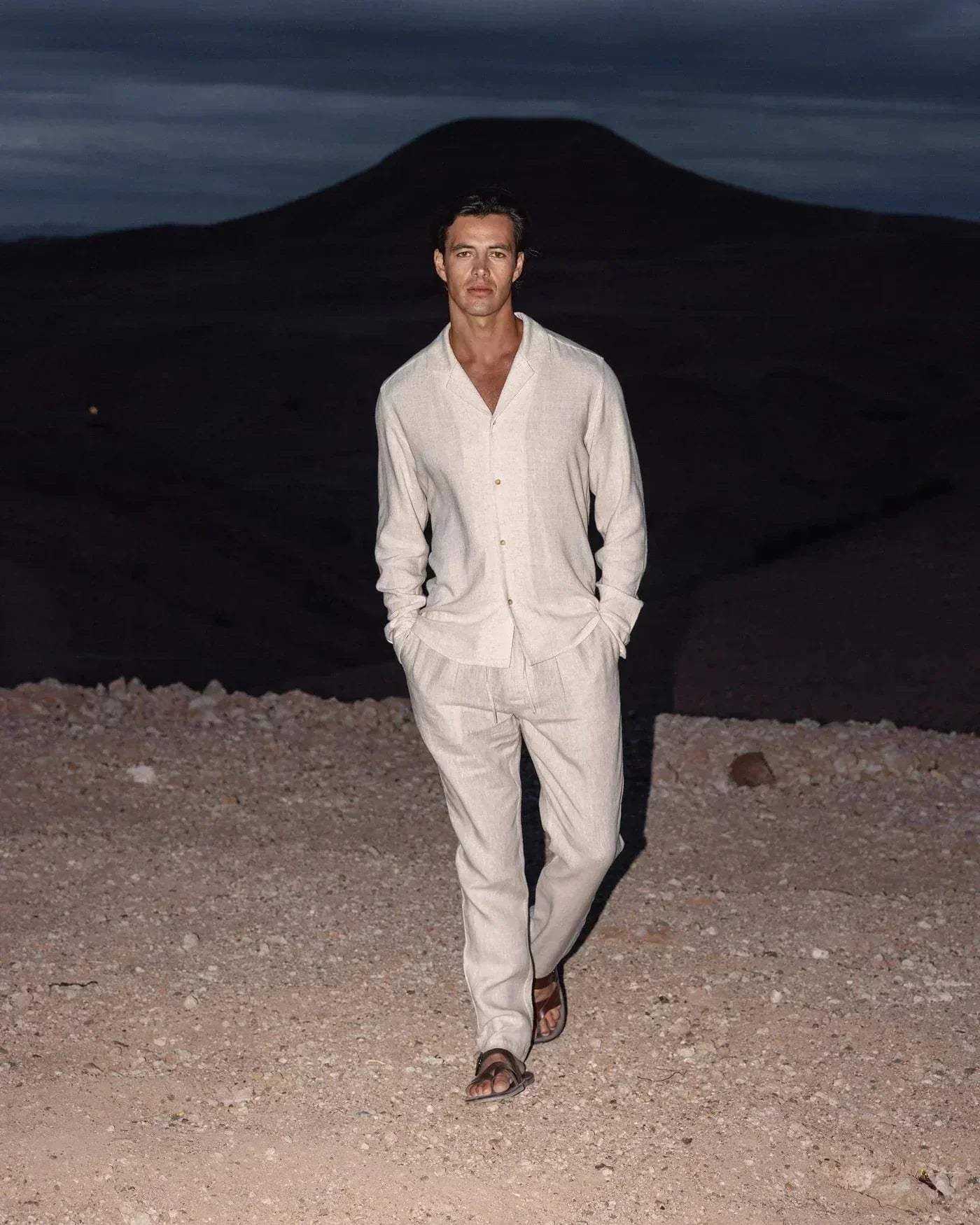 Relaxed Fit Shirt Pants Set-sets > shirt pants set-Laventaire-Laventaire
