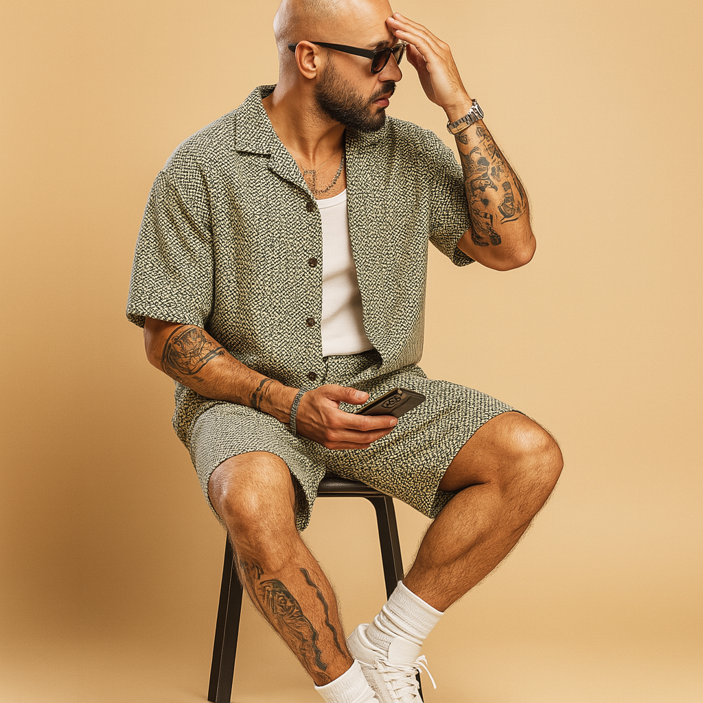 Relaxed Fit Summer Set-sets > summer set-Laventaire-Laventaire