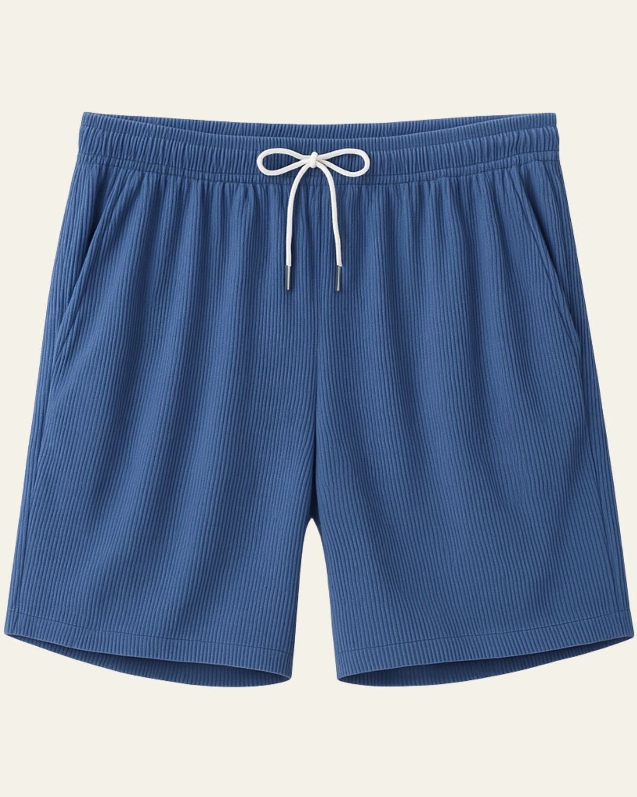 Relaxed Fit Summer Shorts-shorts > relaxed fit shorts-Laventaire-Blue-S-Laventaire