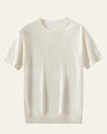 Relaxed Fit T-Shirt-t-shirts > relaxed fit t-shirt-Laventaire-Cream-S-Laventaire