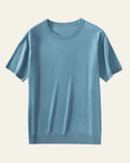 Relaxed Fit T-Shirt-t-shirts > relaxed fit t-shirt-Laventaire-Light Blue-S-Laventaire
