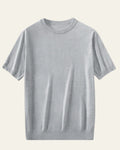 Relaxed Fit T-Shirt-t-shirts > relaxed fit t-shirt-Laventaire-Light Gray-S-Laventaire