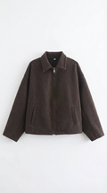 Relaxed Fit Zip Jacket-jackets > zip jackets-Laventaire-Laventaire