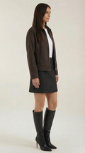 Relaxed Fit Zip Jacket-jackets > zip jackets-Laventaire-Laventaire