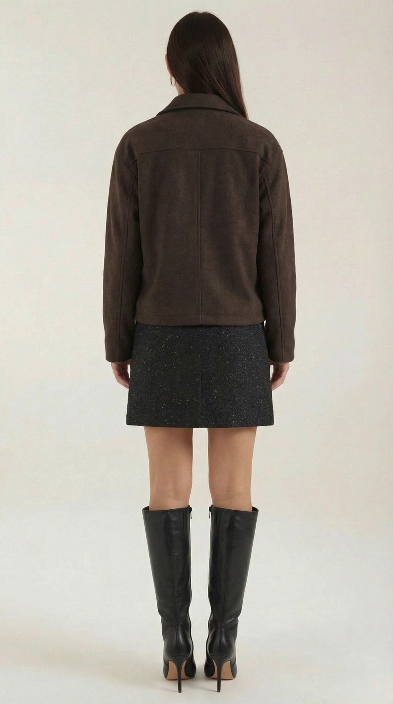 Relaxed Fit Zip Jacket-jackets > zip jackets-Laventaire-Laventaire