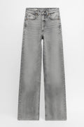 Relaxed High Waist Jeans-jeans > wide leg jeans-Laventaire-Gray-XS-Laventaire
