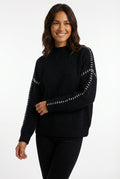 Relaxed Oversized Fit Sweater-sweaters > relaxed oversized fit sweater-Laventaire-Laventaire