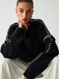 Relaxed Oversized Fit Sweater-sweaters > relaxed oversized fit sweater-Laventaire-Laventaire