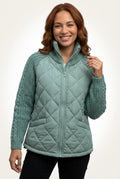 Relaxed Quilted Jacket-jackets > quilted jackets-Laventaire-Laventaire