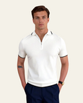 Relaxed Short Sleeve Polo Shirt-shirts > polo shirts-Laventaire-Laventaire