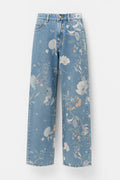 Relaxed Wide Leg Jeans-jeans > wide leg jeans-Laventaire-Laventaire