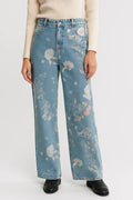 Relaxed Wide Leg Jeans-jeans > wide leg jeans-Laventaire-Laventaire