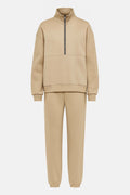 Relaxed Zip Loungewear Set-loungewear > loungewear set-Laventaire-Laventaire