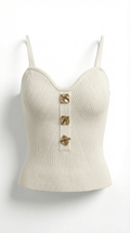 Ribbed Tank Top-tops > tank tops-Laventaire-Laventaire