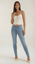 Ribbed Tank Top-tops > tank tops-Laventaire-Laventaire