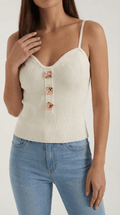 Ribbed Tank Top-tops > tank tops-Laventaire-Laventaire