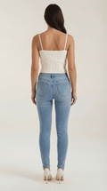 Ribbed Tank Top-tops > tank tops-Laventaire-Laventaire
