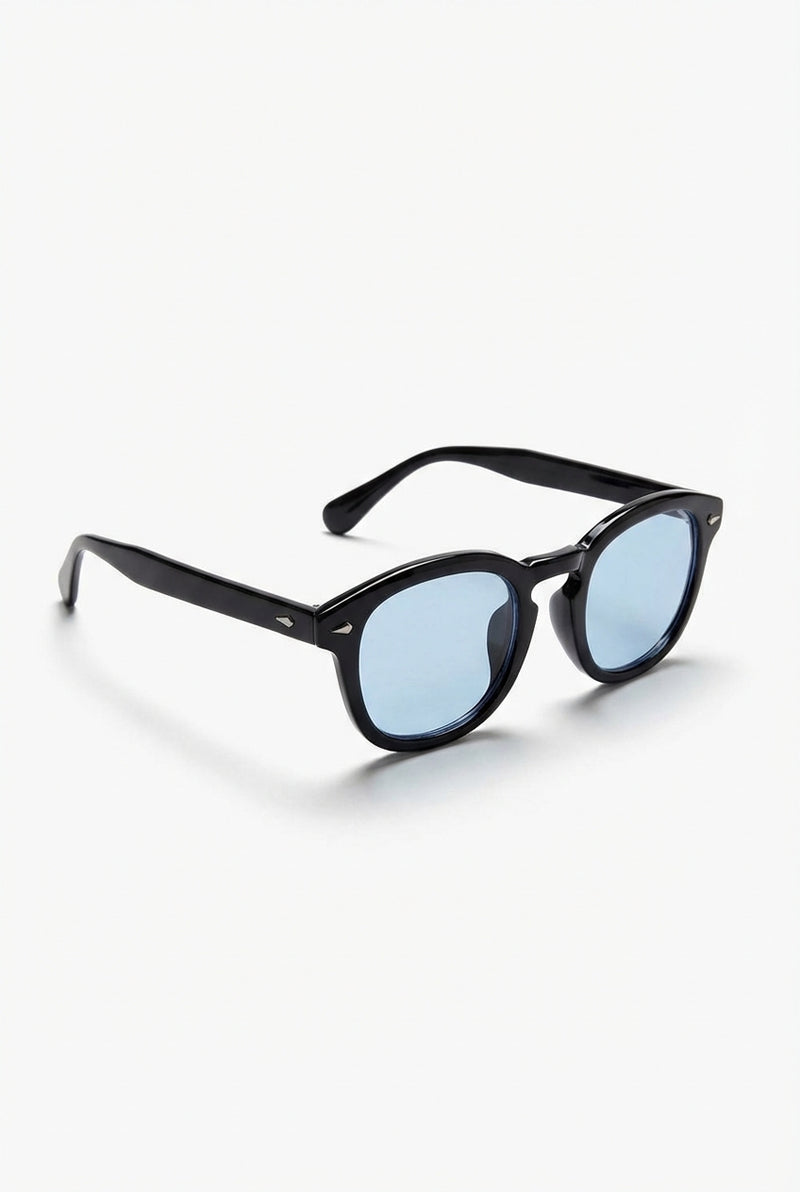 Round Frame Sunglasses-accessories > sunglasses > round frame sunglasses-Laventaire-Blue-One size-Laventaire