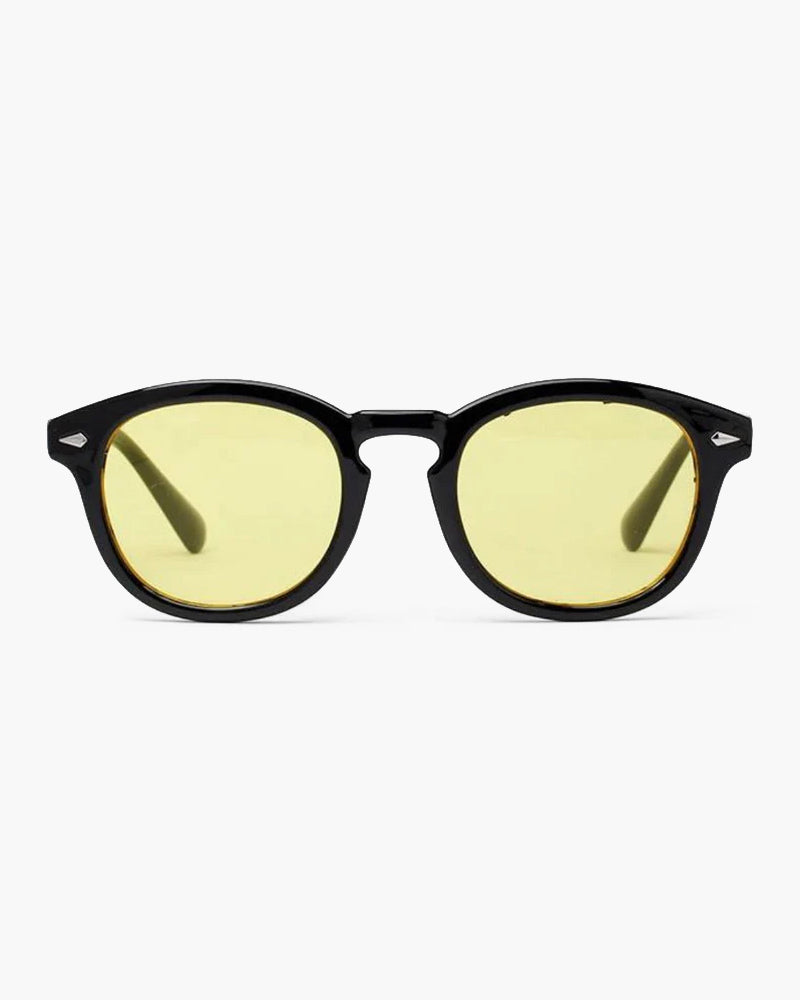 Round Frame Sunglasses-accessories > sunglasses > round frame sunglasses-Laventaire-Yellow-One size-Laventaire