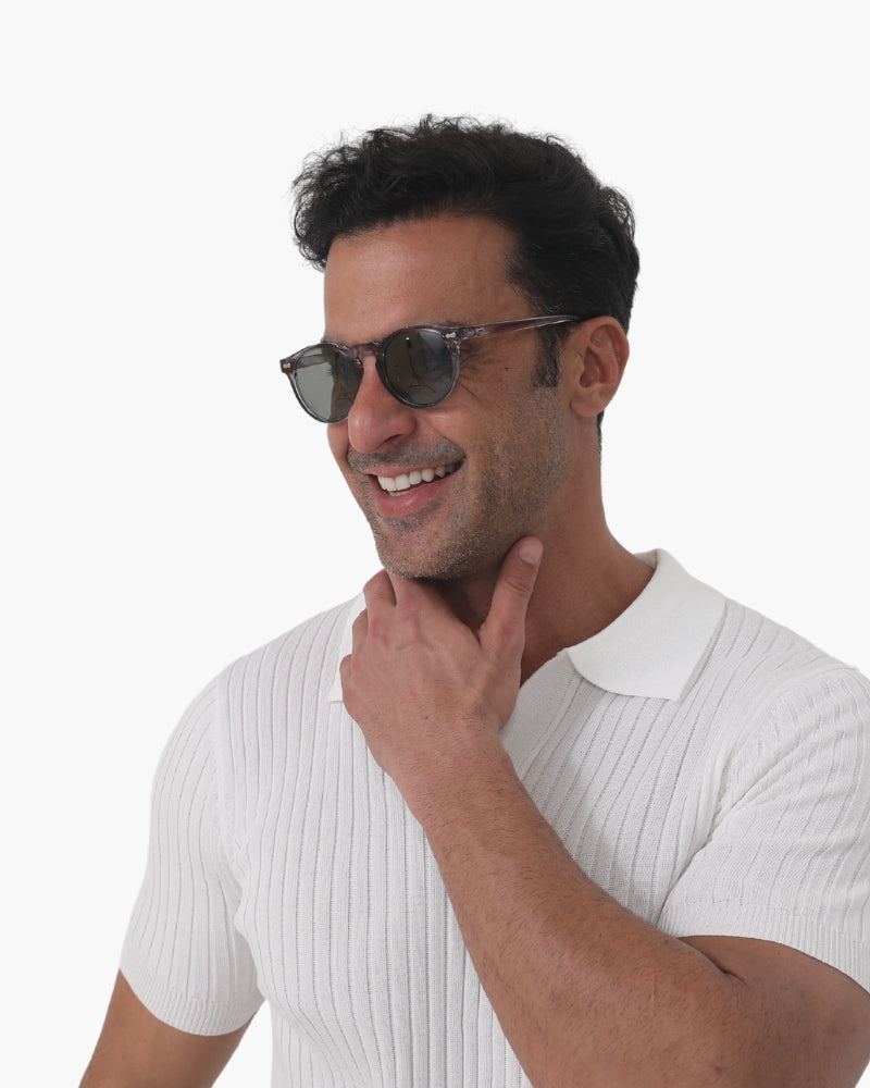 Round Retro Sunglasses-accessories > eyewear > sunglasses-Laventaire-Laventaire