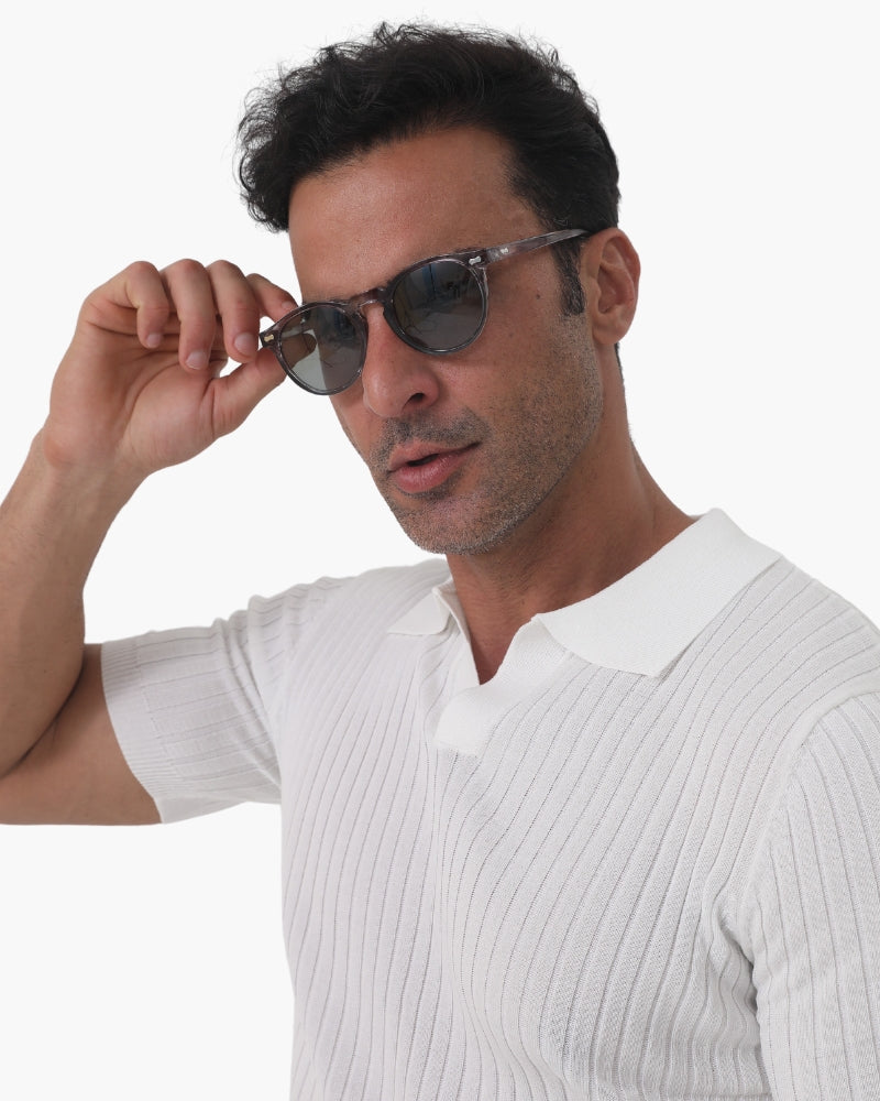 Round Retro Sunglasses-accessories > eyewear > sunglasses-Laventaire-Laventaire