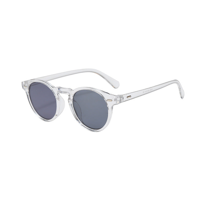Round Retro Sunglasses-accessories > eyewear > sunglasses-Laventaire-White-One size-Laventaire