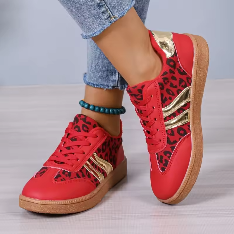 Round Toe Walking Shoes-shoes > walking shoes-Laventaire-Laventaire