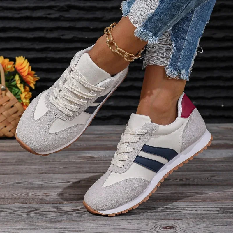 Round Toe Walking Shoes-shoes > walking shoes-Laventaire-Laventaire