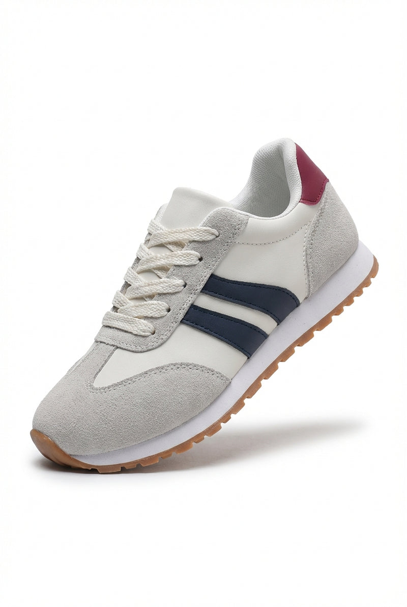 Round Toe Walking Shoes-shoes > walking shoes-Laventaire-Blue-36-Laventaire