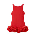 Ruffled Skirt Mini Dress-dresses > mini dress-Laventaire-Laventaire