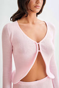 Scoop Neck Top Skirt Set-sets > top and skirt set-Laventaire-Laventaire
