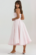 Sculpted Bodice Midi Dress-dresses > midi dress-Laventaire-Laventaire