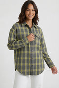 Shacket Checkered Slim Fit-shirts > slim fit shacket-Laventaire-Laventaire
