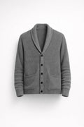 Shawl Collar Cardigan-cardigans > shawl collar cardigan-Laventaire-Laventaire