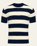 Short Sleeve Knit Tee-t-shirts > short sleeve t-shirts-Laventaire-Laventaire