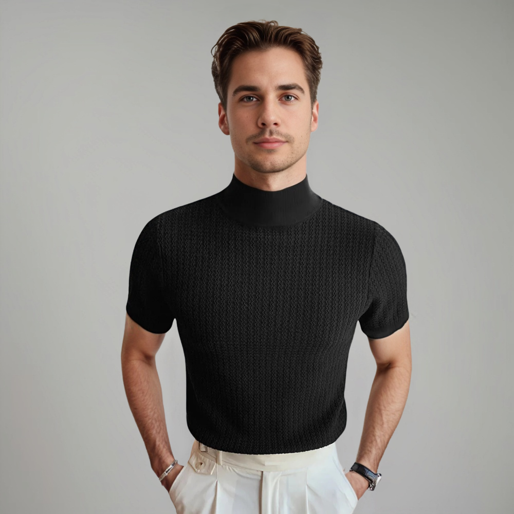 Short Sleeve T-Shirt-t-shirts > short sleeve t-shirts-Laventaire-Black-S-Laventaire