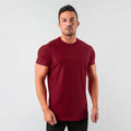 Short Sleeve T-Shirt-t-shirts > short sleeve t-shirts-Laventaire-Burgundy-M-Laventaire