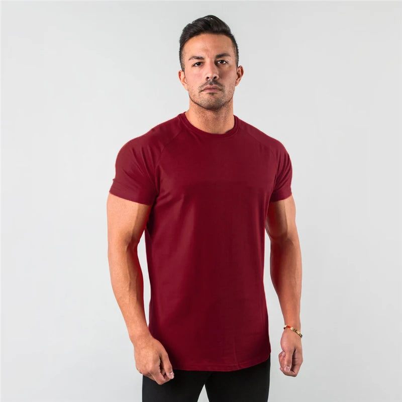 Short Sleeve T-Shirt-t-shirts > short sleeve t-shirts-Laventaire-Burgundy-M-Laventaire