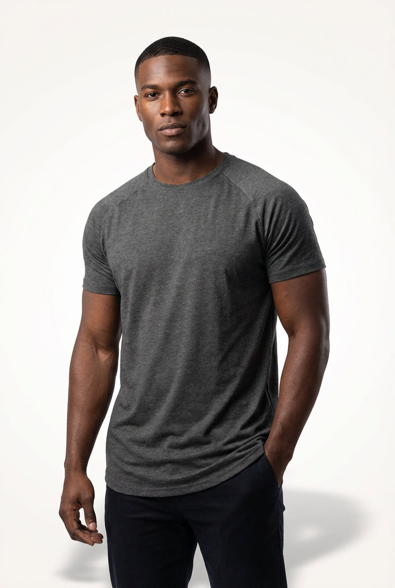 Short Sleeve T-Shirt-t-shirts > short sleeve t-shirts-Laventaire-Dark Gray-M-Laventaire