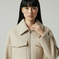 Short Zip Up Jacket-jackets > zip up jackets-Laventaire-Laventaire