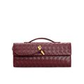 Shoulder Bag Clutch Design-bags > shoulder bags > clutches-Laventaire-Burgundy-One Size-Laventaire