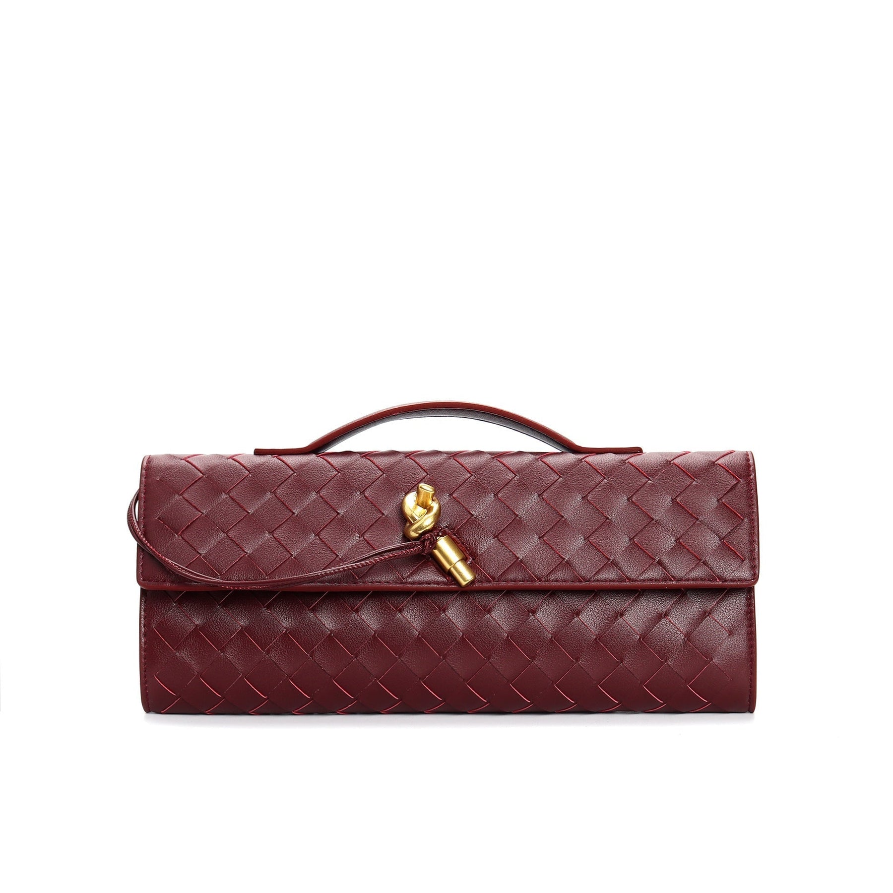 Shoulder Bag Clutch Design-bags > shoulder bags > clutches-Laventaire-Burgundy-One Size-Laventaire
