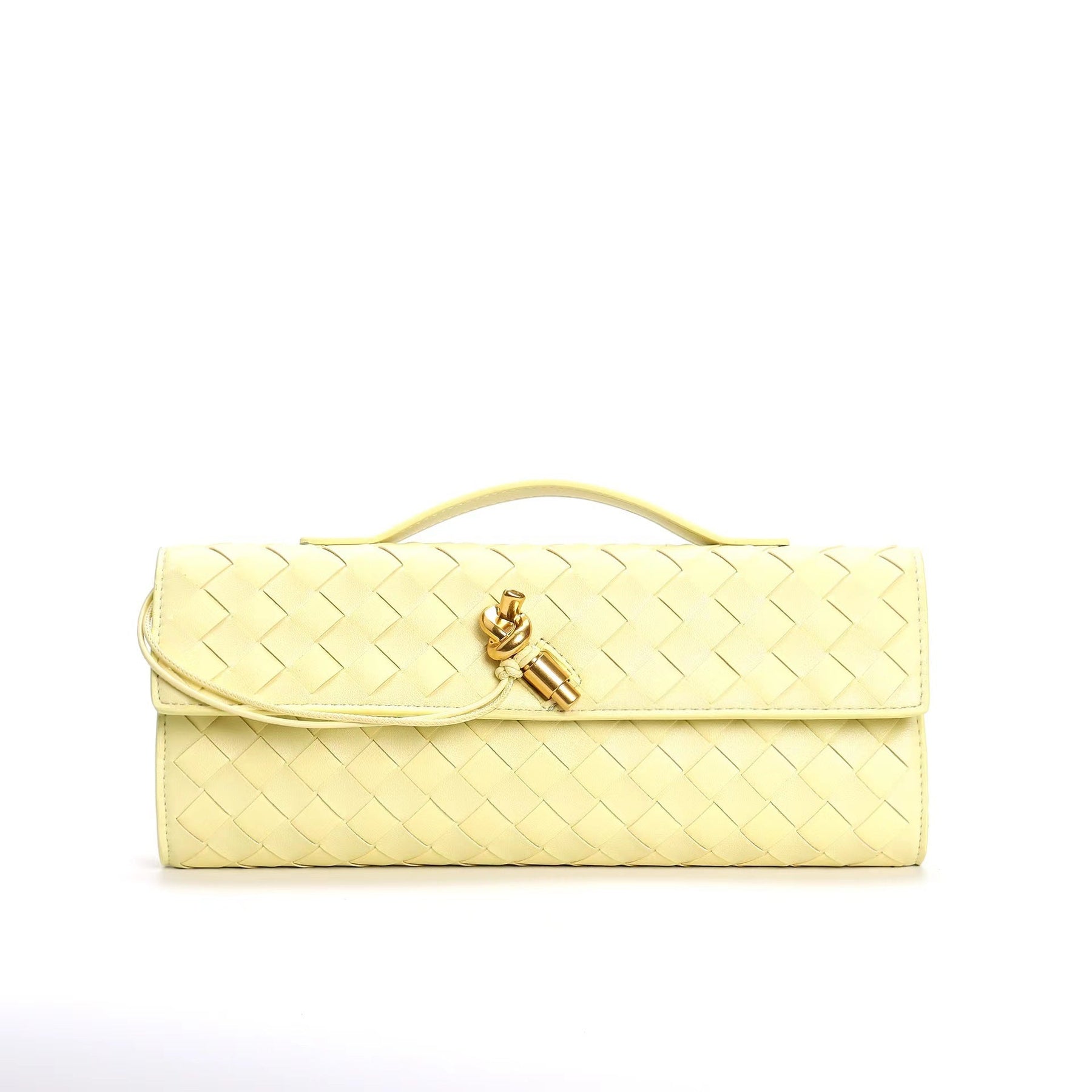 Shoulder Bag Clutch Design-bags > shoulder bags > clutches-Laventaire-Butter Yellow-One Size-Laventaire