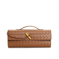 Shoulder Bag Clutch Design-bags > shoulder bags > clutches-Laventaire-Caramel-One Size-Laventaire