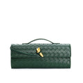 Shoulder Bag Clutch Design-bags > shoulder bags > clutches-Laventaire-Dark Green-One Size-Laventaire
